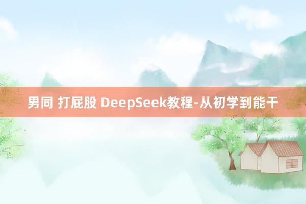 男同 打屁股 DeepSeek教程-从初学到能干